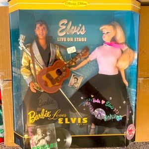 Barbie Doll Loves Elvis Collectible Set
